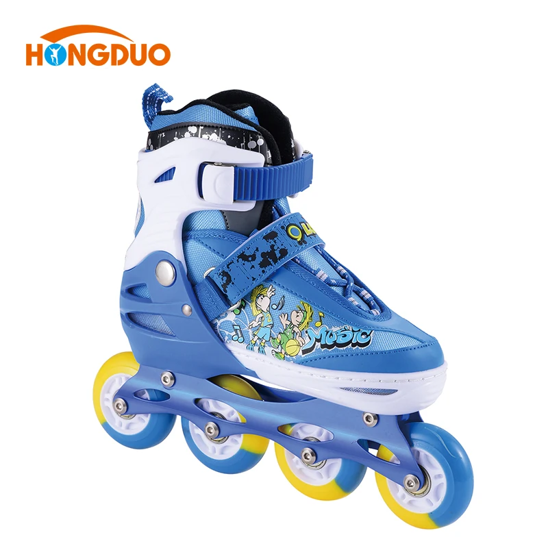 Adult and kids four wheel rubber outsole sktes roller skates shoes