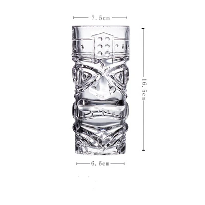 Оптовая продажа стеклянные кружки для воды Tiki посуда бара Гавайский тики Коктейльные очки