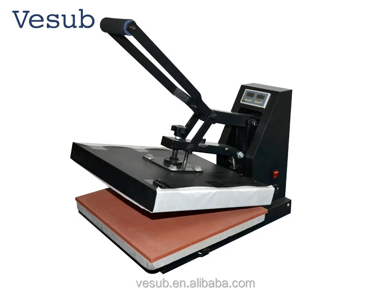 Best Wholesale Prices Semi Automatic Heat Press Transfer T Shirt Printing Machine Digital Time & Temp Controller Flatbed Printer