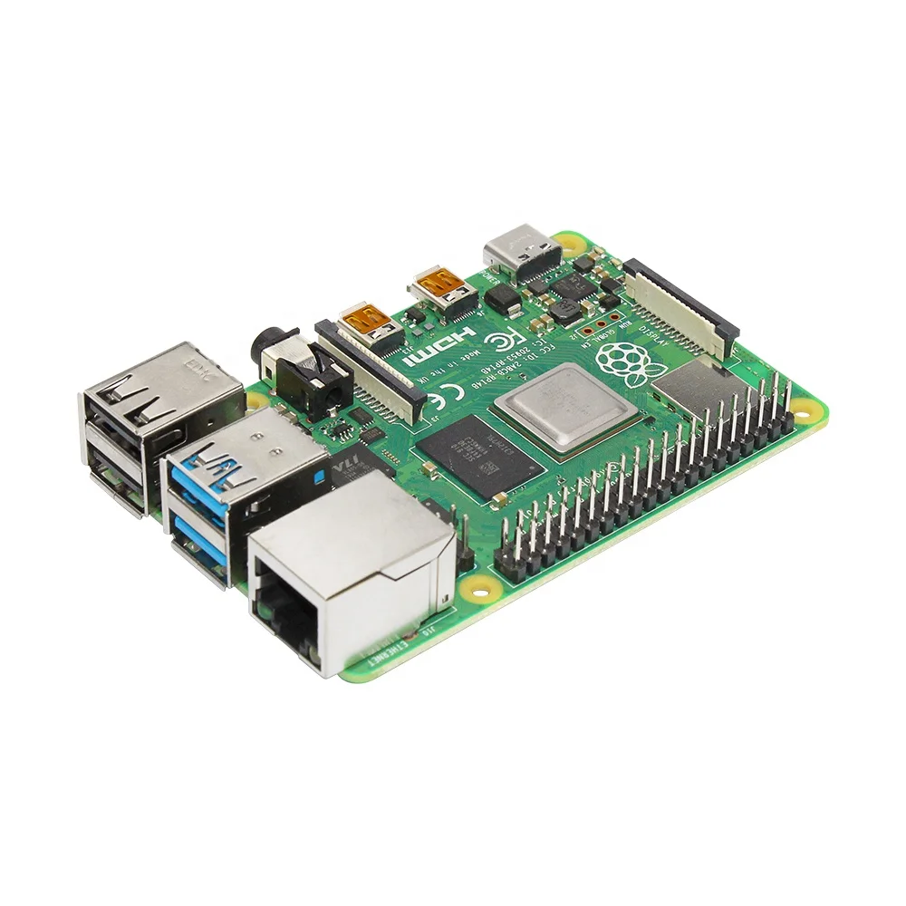 Original Raspberry Pi 4 Model B 8GB 4GB 2GB RAM + Case + Fan + Heat Sinks + Power Adapter + 32/64/128 GB TF Card for RPI 4B