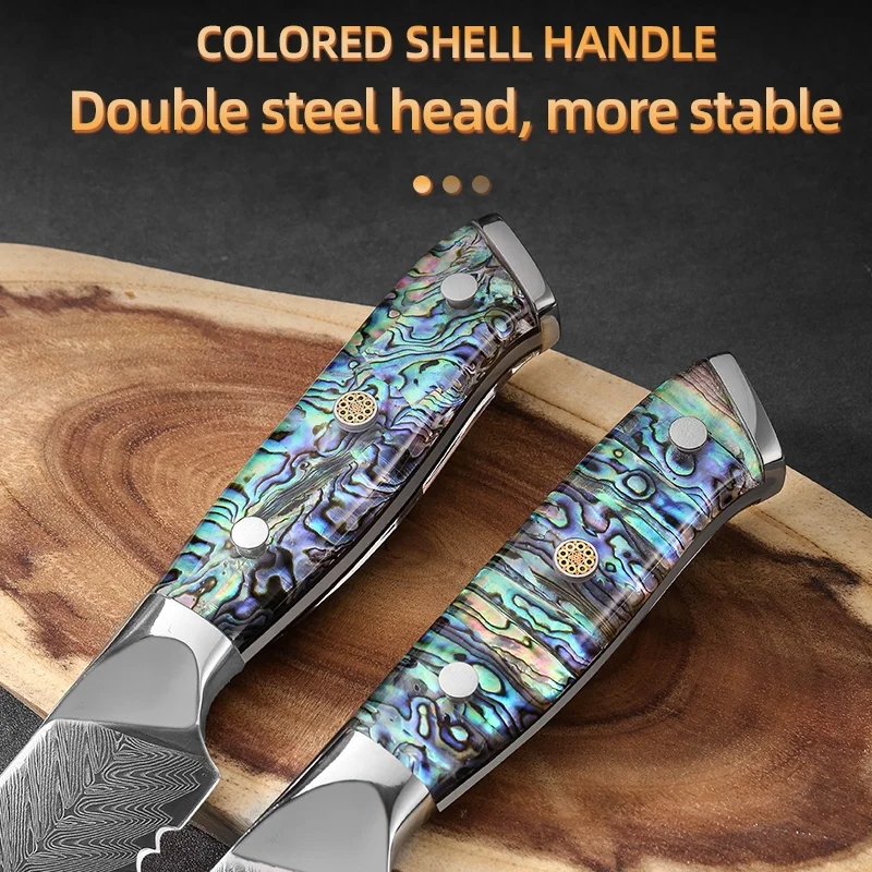 Luxury China Manufacturer Damascus Steel Kitchen Chef Knife sharp Blades Cutting Vegetables Meat Steak Beef Multipurpose Knife