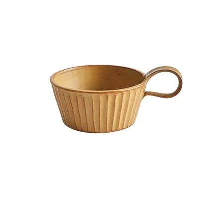 American vintage cup  breakfast cup oatmeal coffee cup ceramic mug new style