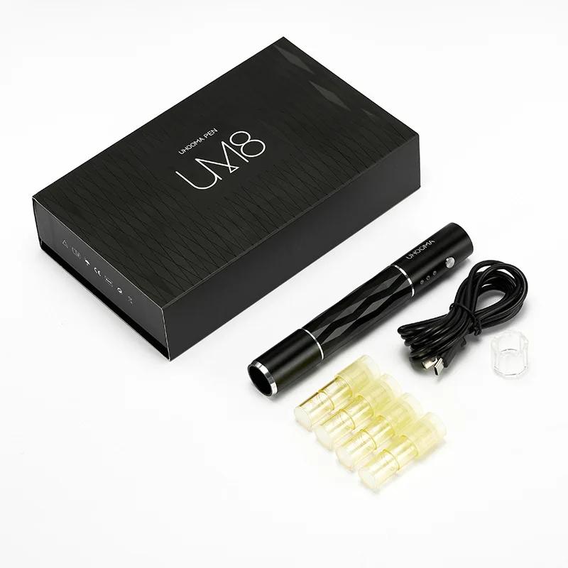 2024 Electric Dermapen UM8 Hydration Therapy Wireless Face Rejuvenation Rechargeable Derma Roller Set Dermapen Microneedling Pen
