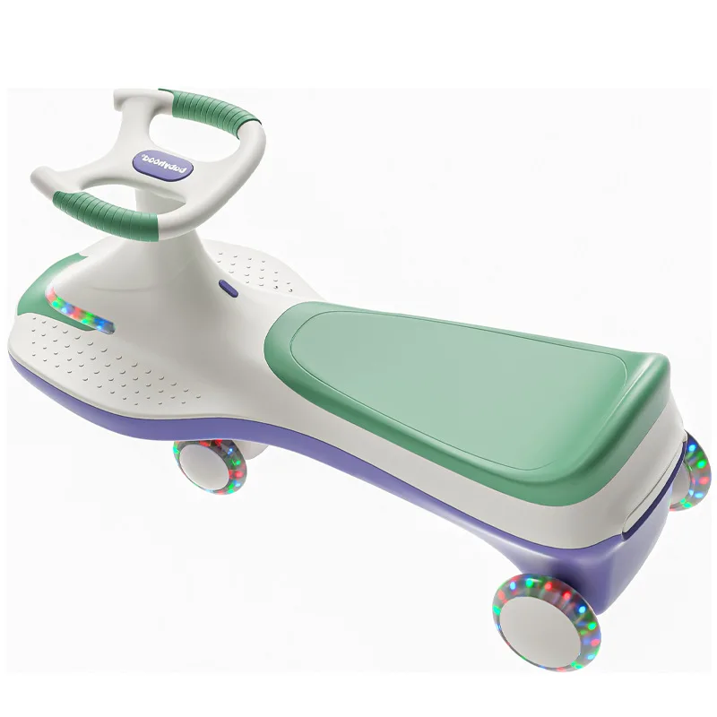 Children Twist Car Kid Ride-on Swing Car Plastic 360 Degree Rotating Happy Baby Swing twister Car