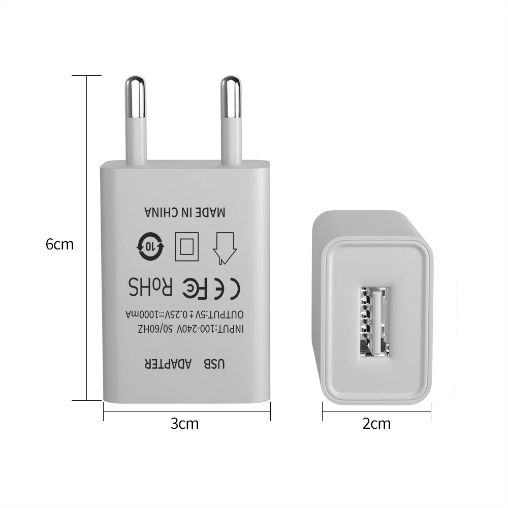 Yidashun Phone Accessories Fast Charger 5V 1A Micro USB Charger for Mobile Phone