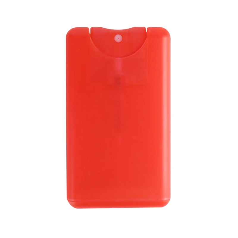 Hot Selling 20Ml Pocket Plastic Credit Card Spray Bottle Colorful Perfume Mist Spray Bottle