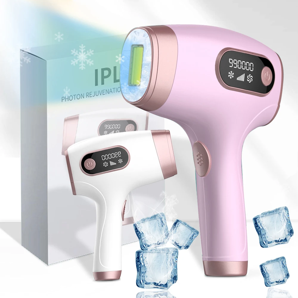 Home Use Portable Device Beauty Skin 999999 Flashes Painless Body Permanent handheld Ice Cool Laser IPL Hair Removal Machine