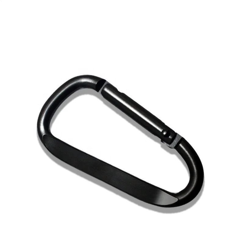 Wholesale Hiking Fishing Camping D Ring Carabiner Clasp Hanging Aluminum Alloy Custom Molle Carabiner Clip Hook Climbing Buckle