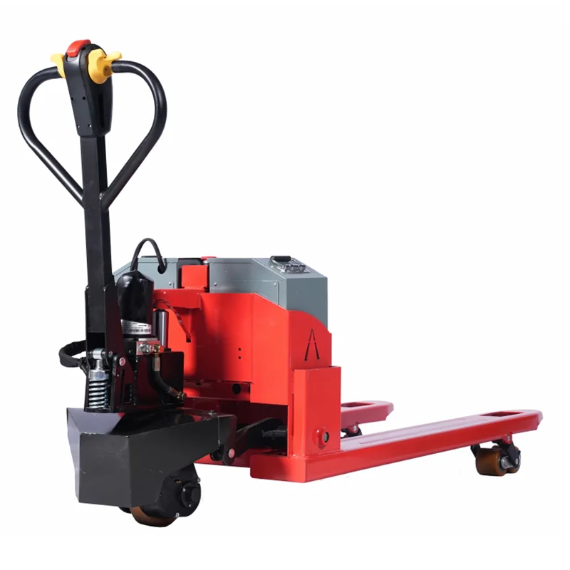 Factory Wholesale 2000kg 3Ton Full Electric Pallet Truck Jack Semi Electric Trolley Electric Forklift Lifting For Warehouse
