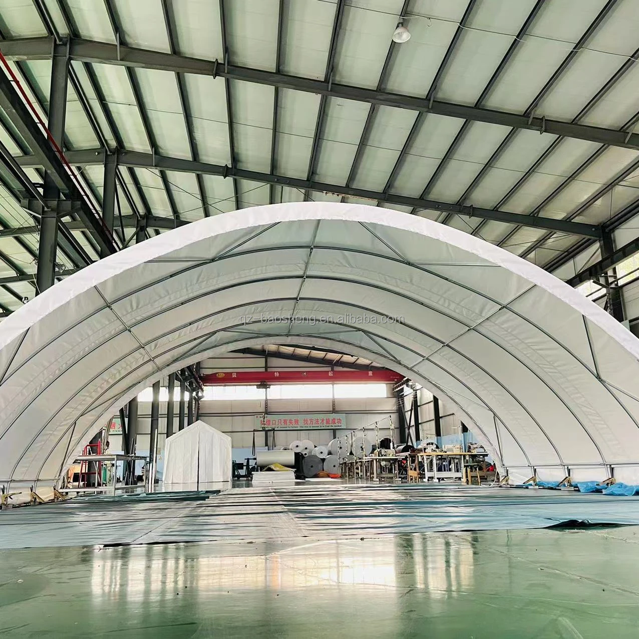 Промышленный грузовой контейнер из ПВХ ткани Купольные автомобильные палатки гаражные складские навесы для хранения оборудования навес