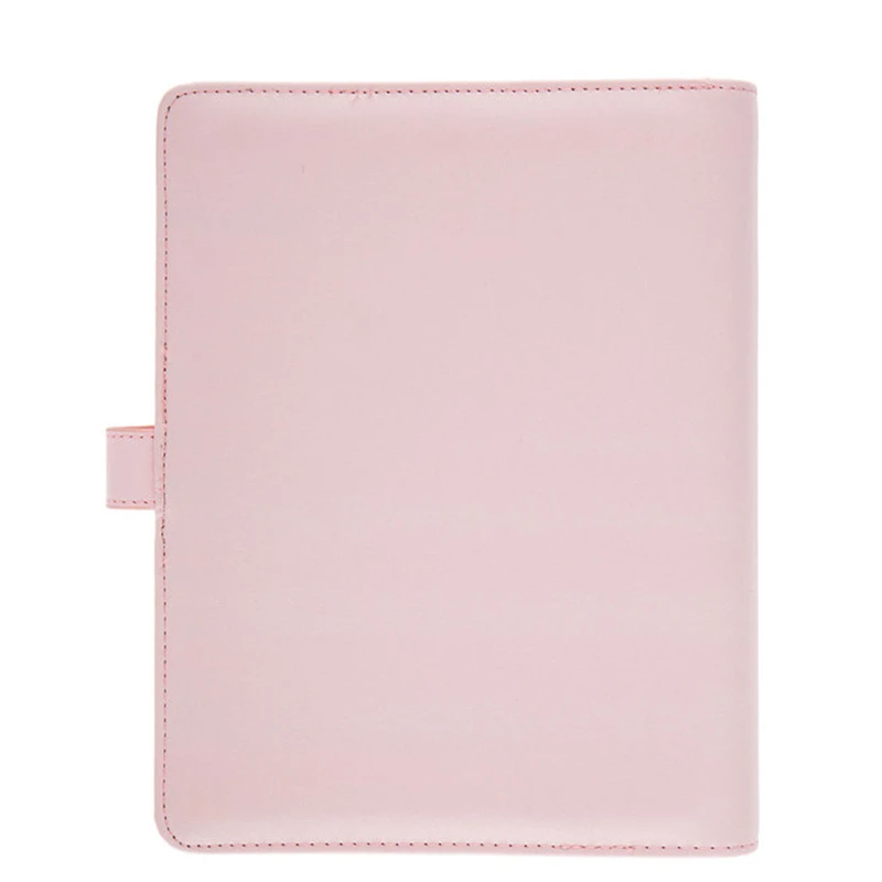 promotional leatherette journal agenda set weekly planner with snap closure
