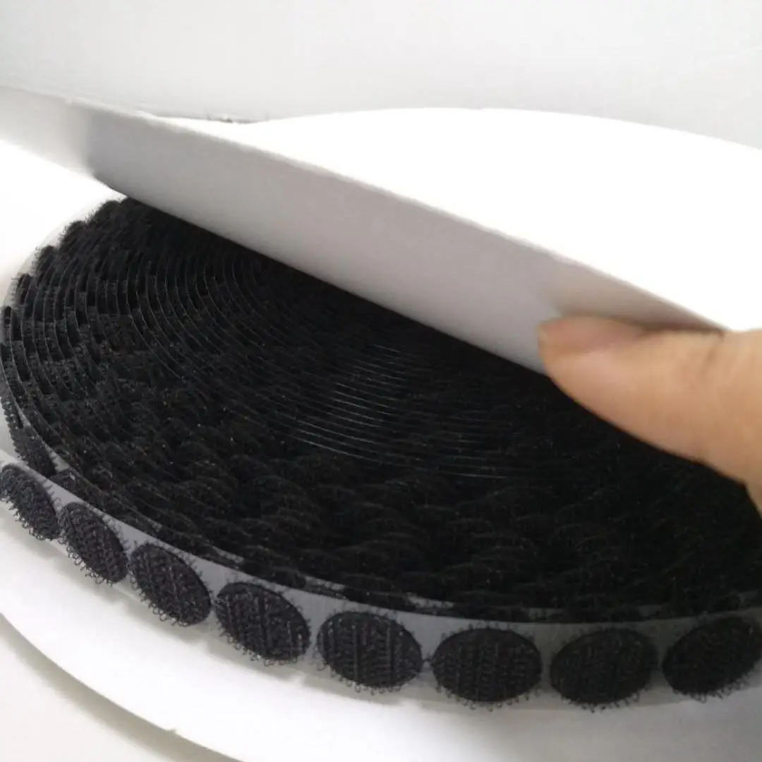 Adhesive hook and loop coins ,durable use