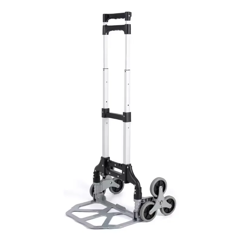 Safe Warehouse folding handling trolley Custom Logo Aluminum Hand trolley