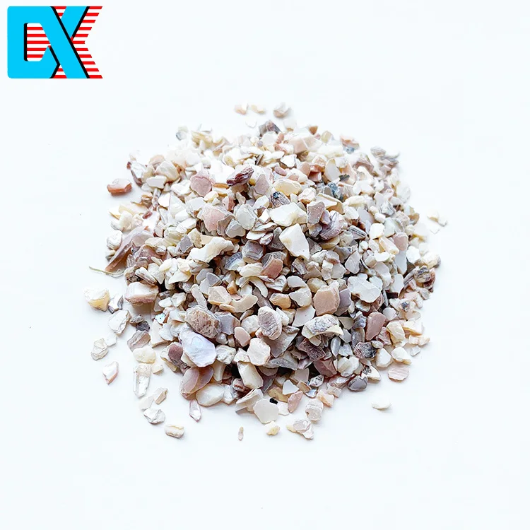 
Wholesale natural colorful crushed mother of pearl shell gravel chips for terrazzo 
