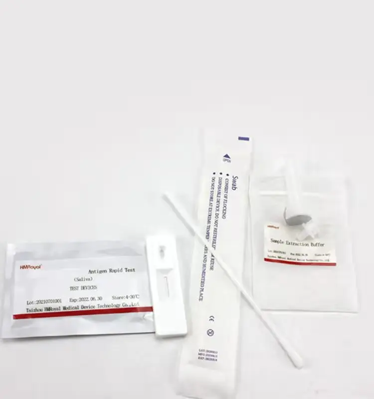 Домашнее тестирование слюны и носовых тампонов, антиген, быстрый диагностический тест, комплект для быстрого тестирования антигена, слюна