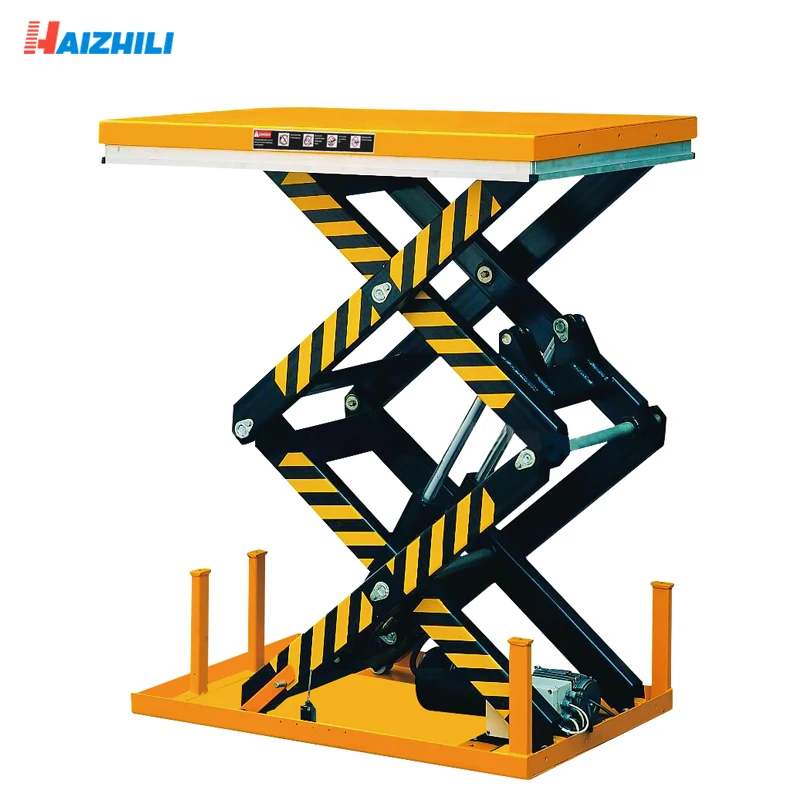 2000kg Scissor Lift Table 1000kg Portable Hydraulic Lifter Table