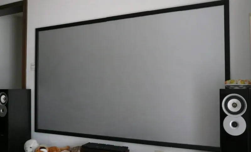 TELON Manufacture Price 120inch ALR Short Throw Fixed Frame Widow Fixed Frame Projector Screen