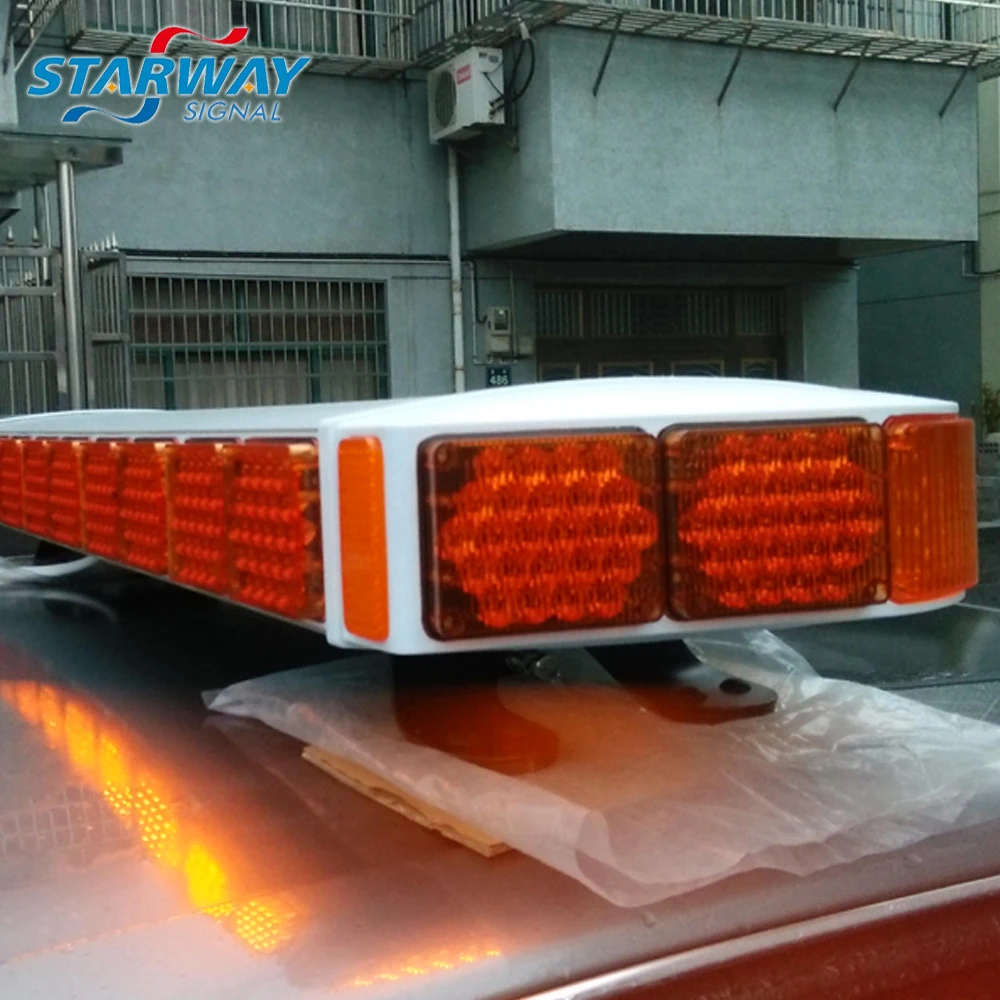 Starway Waterproof LED Flashing Light Bar for Construction CE Aluminum Full LED Lightbar 12V All Cars 0.5W Leds 2 Years LED5501