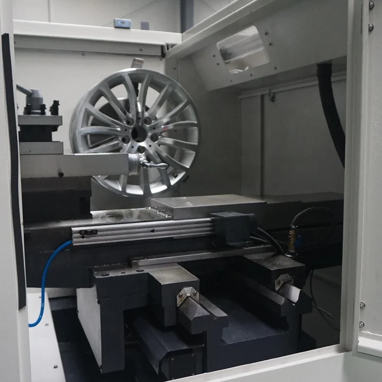 Car wheel repair equipment alloy wheel rim diamond cut wheel repair machine for sale AWR32H