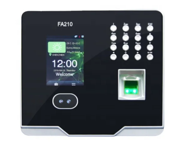 Built in High Definition Infrared CameraFace Recognition Time Attendance and Access Control System with TCP/IP/WIFI