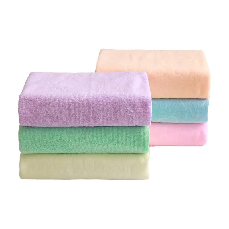 High Quality Microfiber Bath Sheets and Towels Extra Large 70cm x 140cm with Animal Pattern Quick-Dry for Adult Home Use