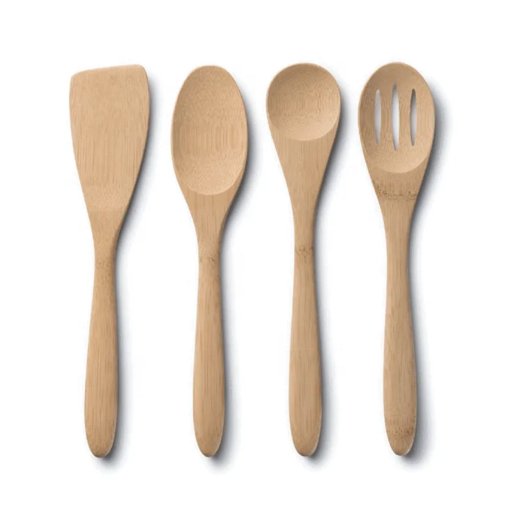 
BEST SELL BAMBOO Organic Essentials Utensil Set of 4 