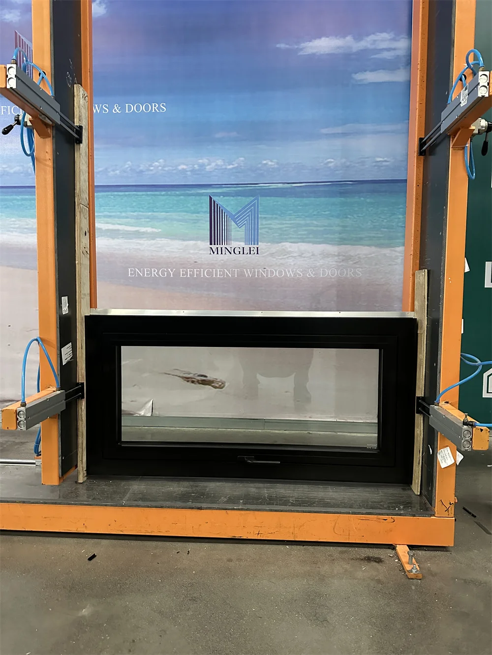 German standard aluminum profile glass windows double glazed tempered glass aluminum awning window