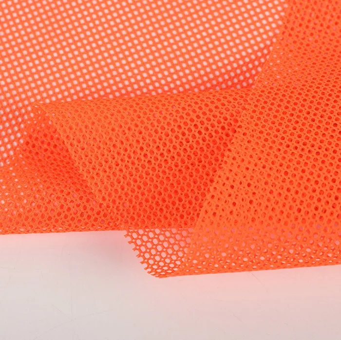 heat reflective polyester mesh neon fabric for safety vest