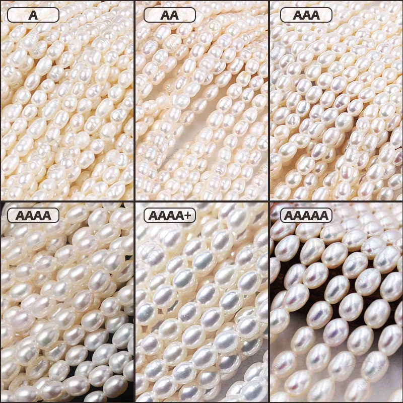 Basra Pearl Beads Original Rinbon Pearl Beads Necklace Collar Loose Grained Grain Size Beads for Jewelry