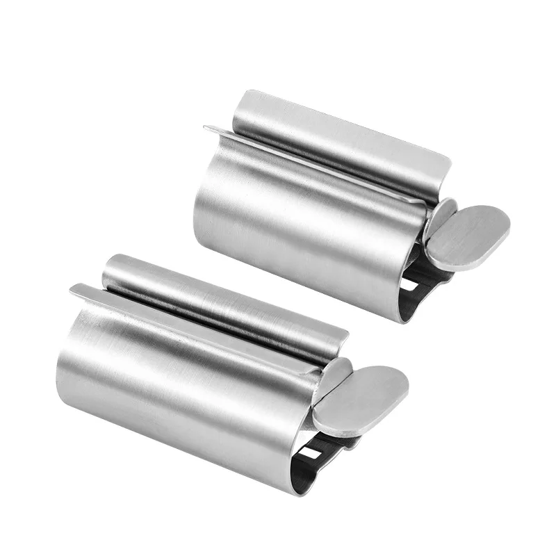BST Custom logo universal manual rolling tube tooth paste squeezer stainless steel toothpaste squeezer roller