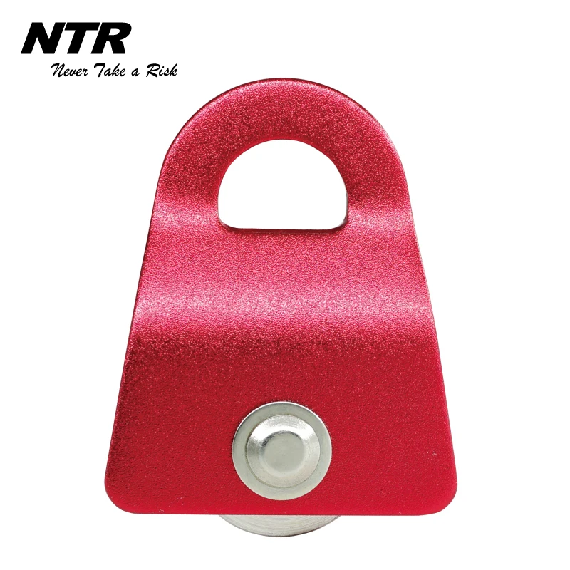 outdoor climbing rope Aluminum ball bearing swing single wheel swing side plates pulley