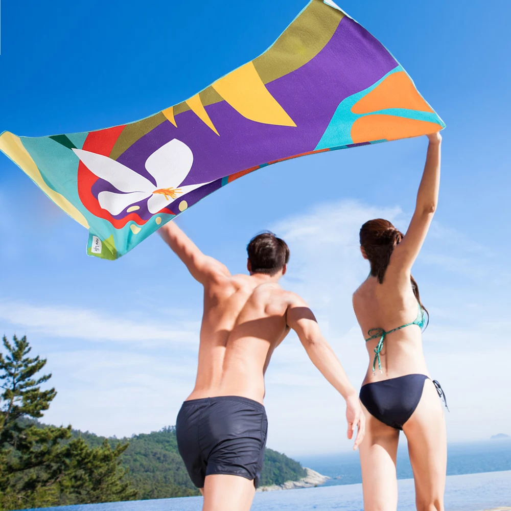 Luxury Microfiber Large Bath Towel Beach Bath Sheet Fast Drying Towel Soft Absorbent Hotel Terry Towel