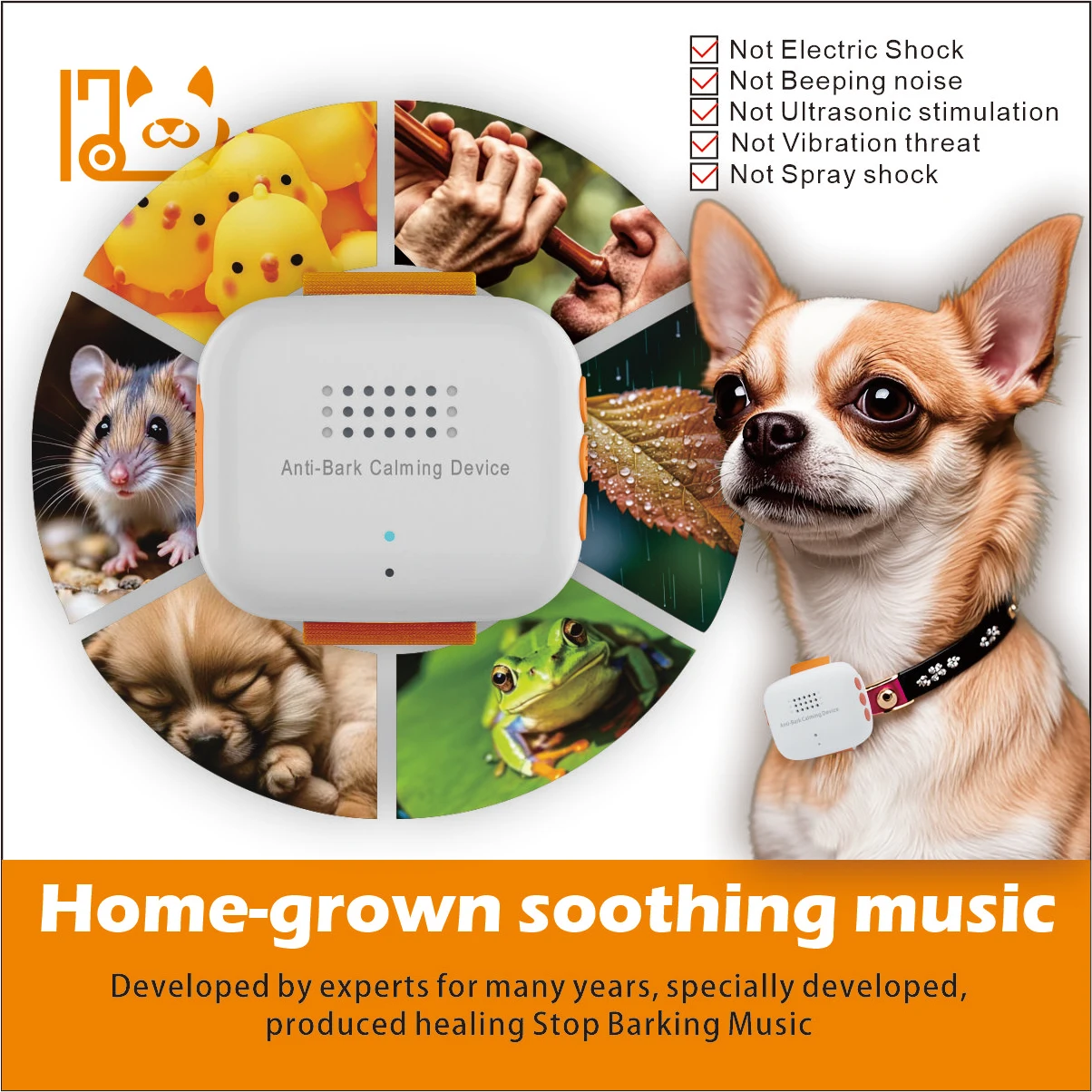 High quality best price outdoor indoor anti bark calming device pet training products training bark control