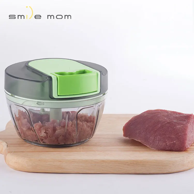 Smile mom Kitchen Gadgets Multifunctional Mini Hand Manual Pull Food Chopper for Vegetable and fuits