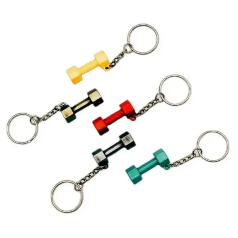 Регулируемая гантель 120 фунтов образец резака логотип тест на растяжение llaveros пользовательский Дизайнер DIY CHAVEIRO металлическая брелок для ключей