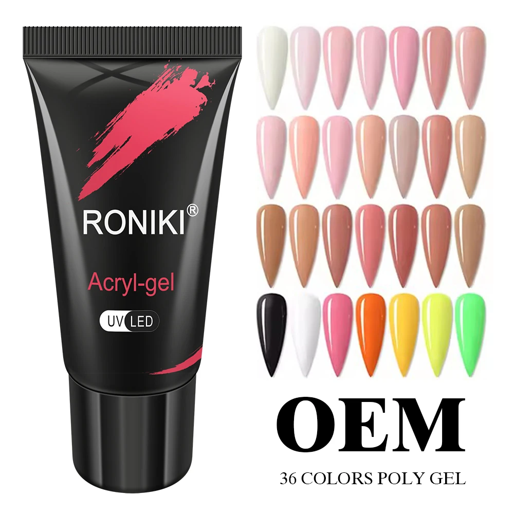 Строительный гель для наращивания ногтей RONIKI Private Label