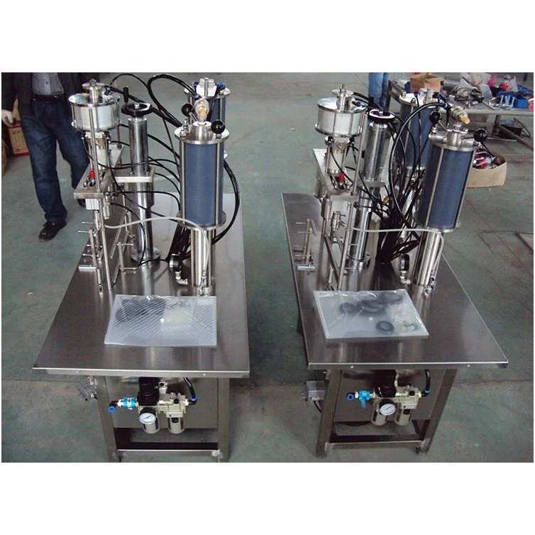 QGB-900C Semi-automatic Aerosol can Filling Machine ,aerosol machine/aerosol cans filling