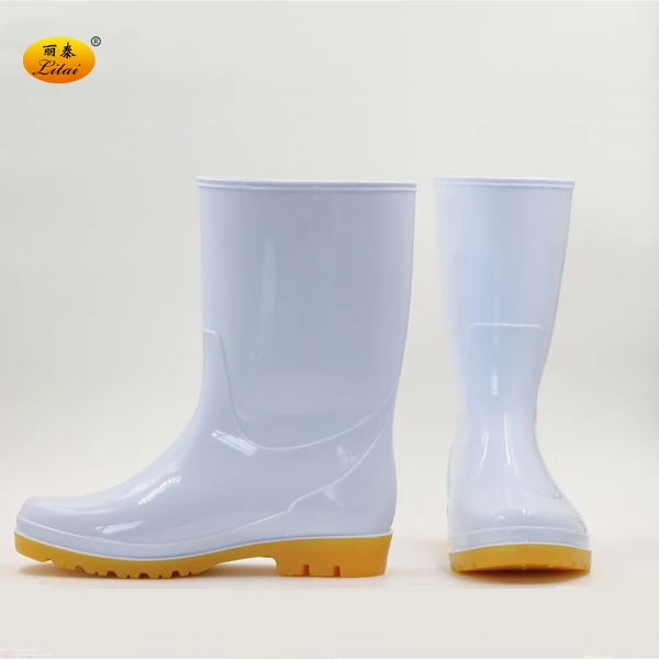 waterproof cheap High quality pvc rain work wellington gum boot rubber factory for adults man construction