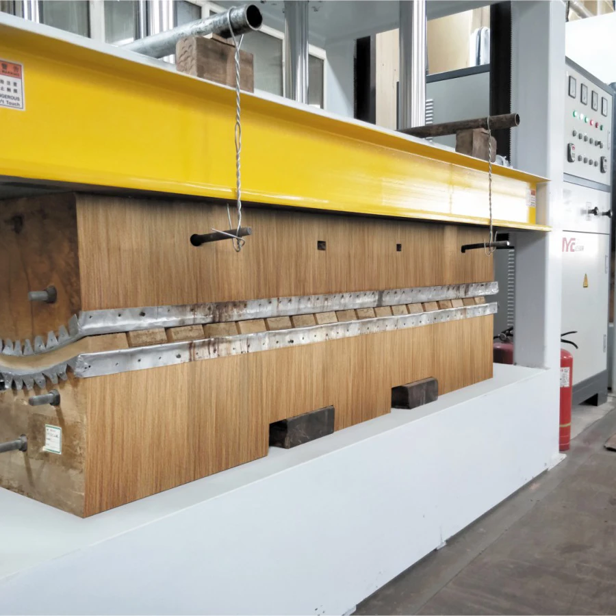 Factory Direct Sale JYC High Frequency Solid Wood Hydraulic Press Steam Bending Machine