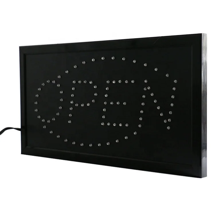 Factory Outlet US/EU/AU/UK Plug Indoor Store Business Custom Led Open Sign