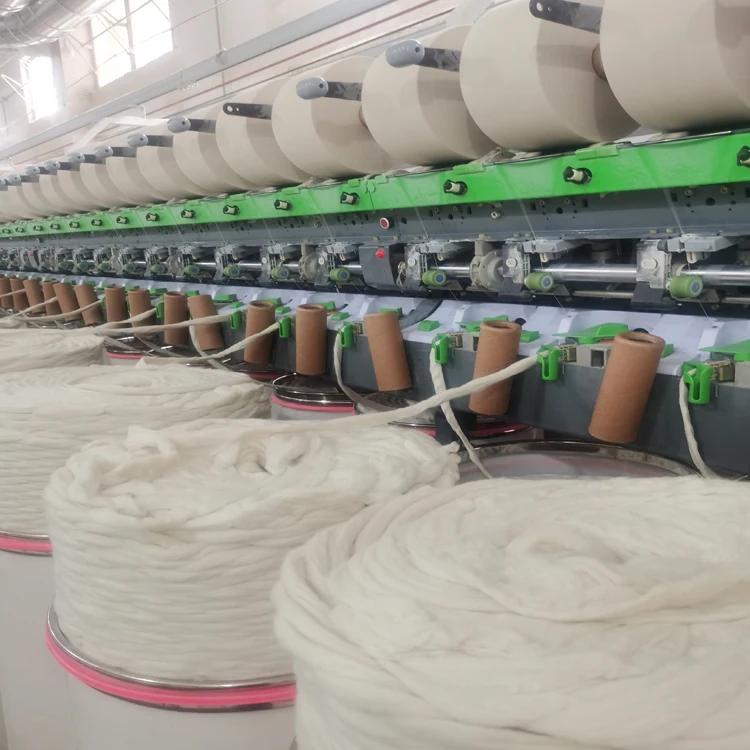 Count 30 regenerated 30s white cotton yarn for knitting machine