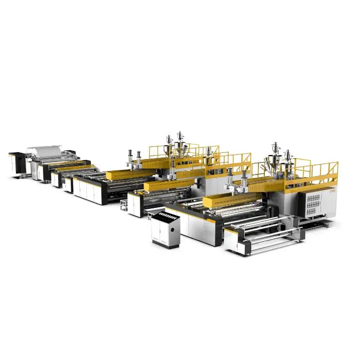 5 layers air bubble film sheet wrap roll making machine