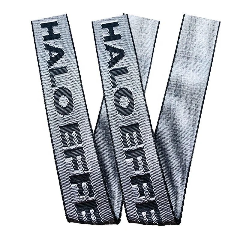 40MM Wholesale Custom Fashion Logo Low Price Recycled Jacquard Nylon Woven Webbing Strap For Handbag