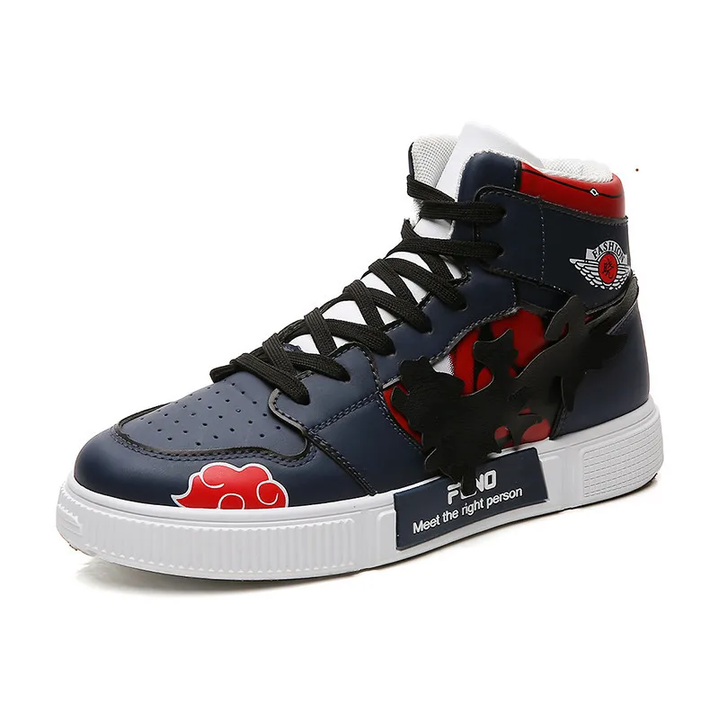 Uchiha Itachi series high-top sneakers men and women shoes Korean version of the No. 1 sports shoes student