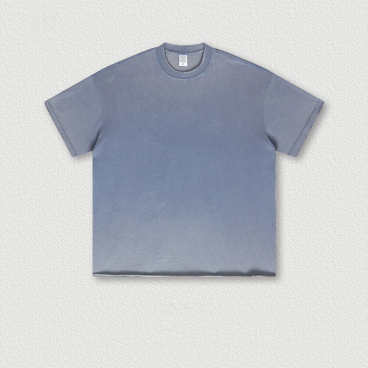 heavy cotton t shirt crew neck stone washed t shirts wholesale 280 gsm cotton t shirt