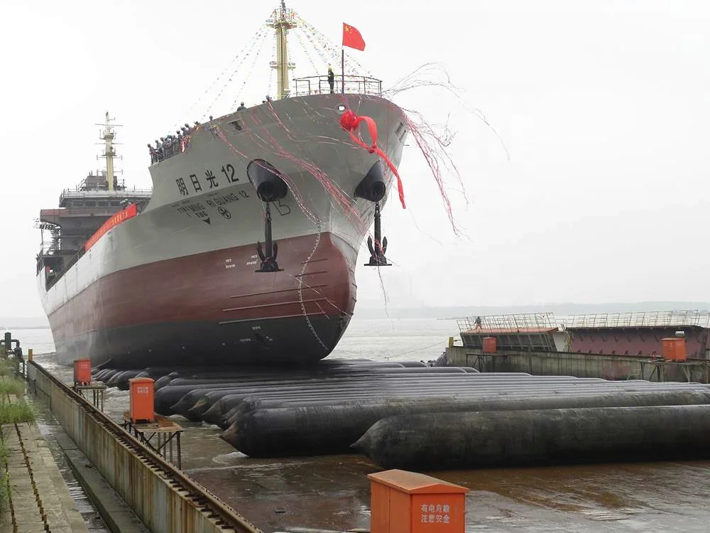 CCS Certificate marine Rubber Inflatable Pontoon for Ship Launching