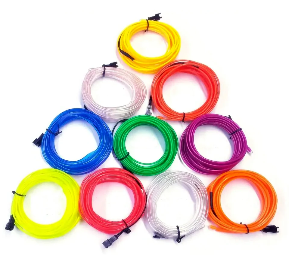 Hot USB Cigarette 1M-2M-3M-5M 24V / 12V Led Strip Light Car Design Lighting Interior Accessories Ambient Light Decorative Lamp