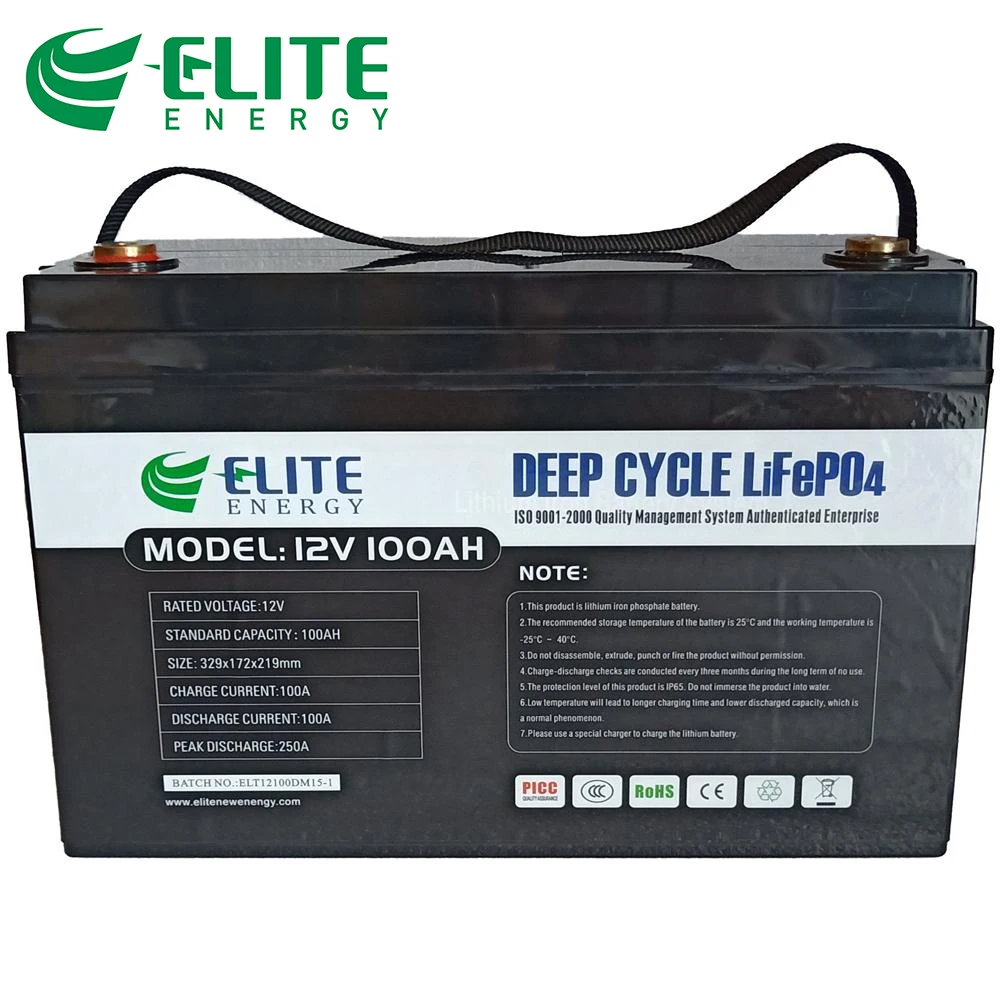 Elite liontron 12.8v 100ah lithium lifepo4 mit bms 12v deep cycle lithium ion battery 12v ion 12v100ah lithium battery