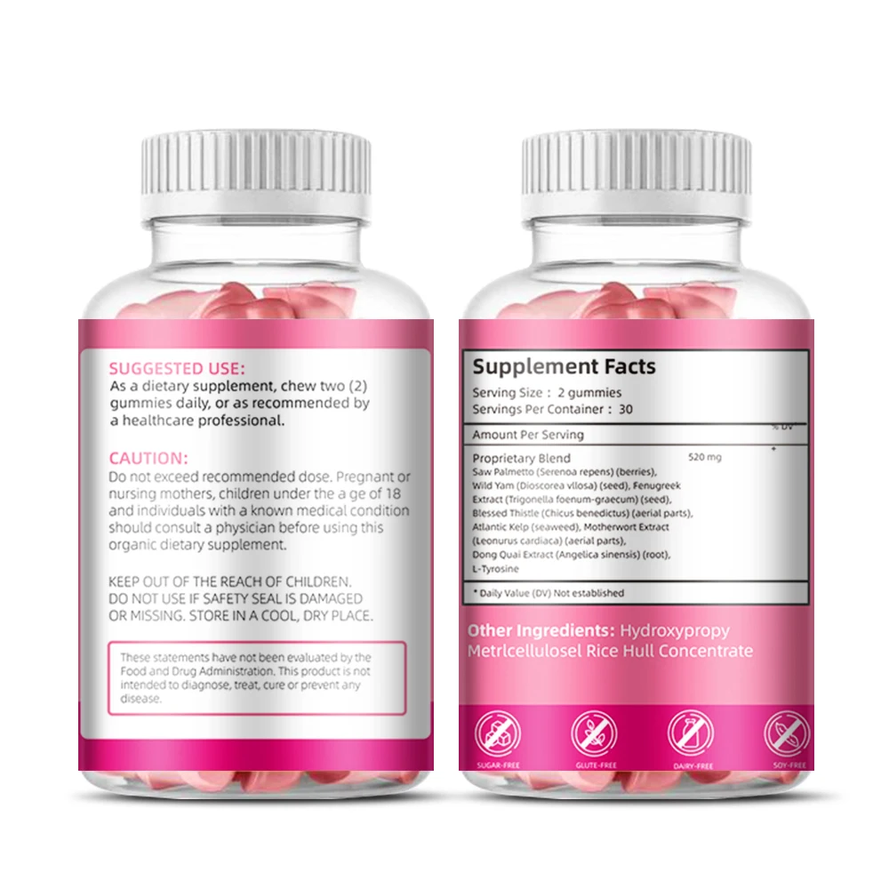 Factory Hot Sale BBL gummies Supplement Herbal Hip Enhancing butt Gummies Enlargement Gummy Big Ass For Women