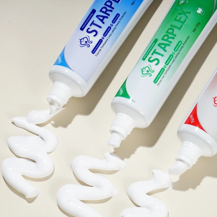 Starplex Fluoride Herbal Salt Toothpaste Brightening for Adults Whitening Dental Care for Home Use